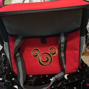 Disney White and Black Polyester cooler